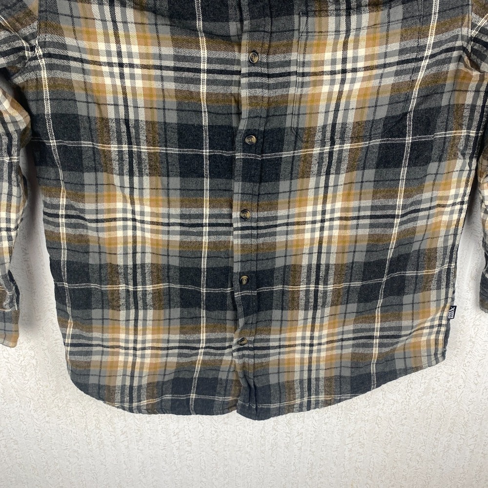 Eddie Bauer Mens Multicolor Plaid Flannel Casual Button Up Shirt Size XL - Picture 4 of 16